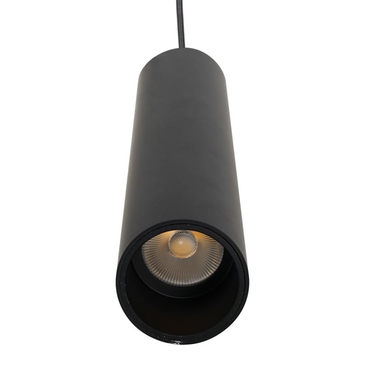 Lampa szynowa wisząca punktowa Industrialna szynowa LED System MAGNETIC TRACK 7W ML8931 Milagro 3000K Loft nowoczesna sufitowa oświetlenie szynowe listwa natynkowa podtynkowa 48V zwis szynoprzewodu czarna Inspiracje Premium