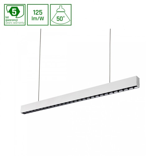 ALLDAY INSPIRE ONE DARK LIGHT 50st Czarny 930 46W 230V 1680mm Biały WOJP06738 SPECTRUM LED