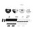 ALLDAY INSPIRE ONE 840 30W 230V 1120mm 115st Czarny z akcesoriami WOJP06810 SPECTRUM LED