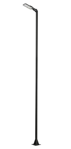 Lampa zewnętrzna Latarnia uliczna stojąca PATHWAY LED PRO 10283 NOWODVORSKI Lighting 60W 3000K 4m nowoczesna oprawa oświetleniowa parkingowa parkowa masztowa czarna pojedyncza Inspiracje Premium
