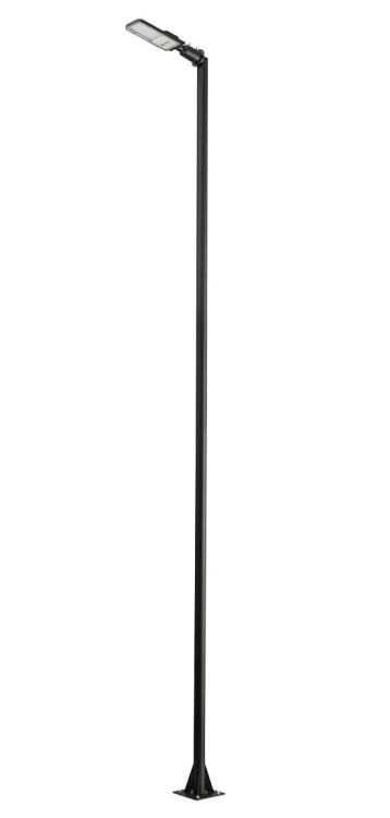 Lampa zewnętrzna Latarnia uliczna stojąca PATHWAY LED PRO 10283 NOWODVORSKI Lighting 60W 3000K 4m nowoczesna oprawa oświetleniowa parkingowa parkowa masztowa czarna pojedyncza Inspiracje Premium