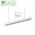 ALLDAY INSPIRE TWO SIDES DARK LIGHT 50st Czarny TW 47W 230V 1120mm Biały CASAMBI WOJP06889 SPECTRUM LED