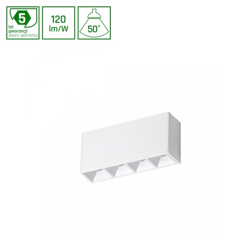 MINI16 ALLDAY INSPIRE ONE DARK LIGHT 50st Biały 830 10W 230V 160mm Biały WOJP07057 SPECTRUM LED