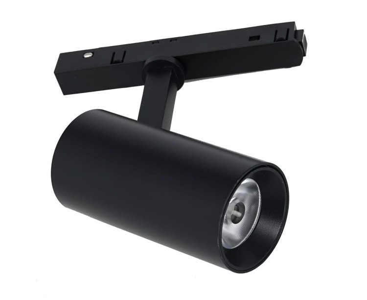 Lampa szynowa Reflektor szynowy LED 10W do Szynoprzewodu Szyny niskonapięciowy System MAGNETIC TRACK ML8927 Milagro 3000K Loft nowoczesna sufitowy ścienny oświetlenie szynowe listwa natynkowa podtynkowa 48V czarna czarny Inspiracje Premium