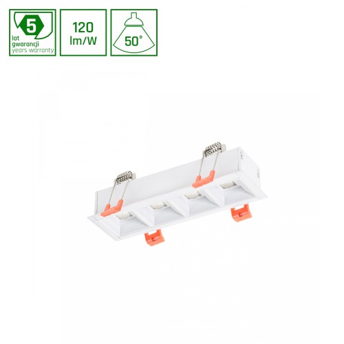 MINI16 ALLDAY INSPIRE IN DARK LIGHT 50st Biały 840 10W 230V 160mm Biały WOJP07093 SPECTRUM LED