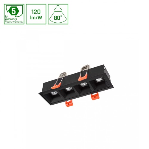 MINI28 ALLDAY INSPIRE IN DARK LIGHT 80st Czarny 840 17W 230V 280mm Czarny WOJP07112 SPECTRUM LED