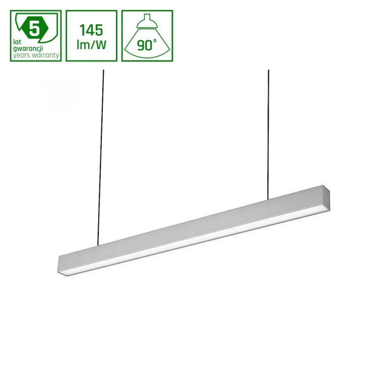 ALLDAY INSPIRE ONE 840 46W 230V 1680mm 90st RAL9006 Szary WOJP11841 SPECTRUM LED