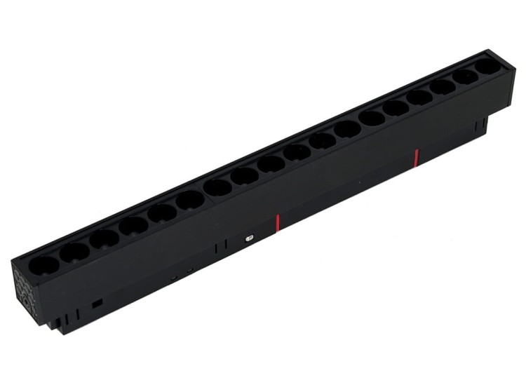 Oprawa Liniowa Lampa Raster LED 30cm 18W do Szynoprzewodu Szyny niskonapięciowy System MAGNETIC TRACK ML8680 Milagro 4000K Loft nowoczesna sufitowy oświetlenie szynowe listwa natynkowa podtynkowa 48V czarna Inspiracje Premium