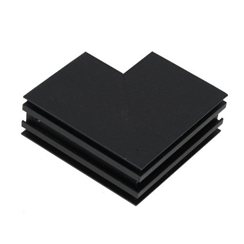 Narożnik pionowy Łącznik do szynoprzewodu kątowy L dół niskonapięciowy System MAGNETIC TRACK ML6736 Milagro Loft nowoczesna sufitowy ścienny do oświetlenia szynowego listwa natynkowa zawieszana 48V złączka czarna czarny Inspiracje Premium