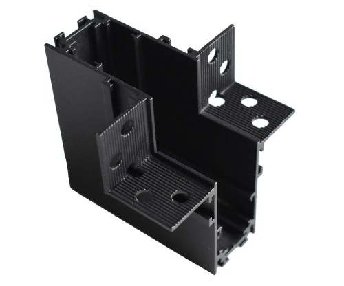 Narożnik pionowy Łącznik do szynoprzewodu kątowy L dół niskonapięciowy System MAGNETIC TRACK ML6633 Milagro Loft nowoczesna sufitowy ścienny do oświetlenia szynowego listwa podtynkowa zawieszana 48V złączka czarna czarny Inspiracje Premium