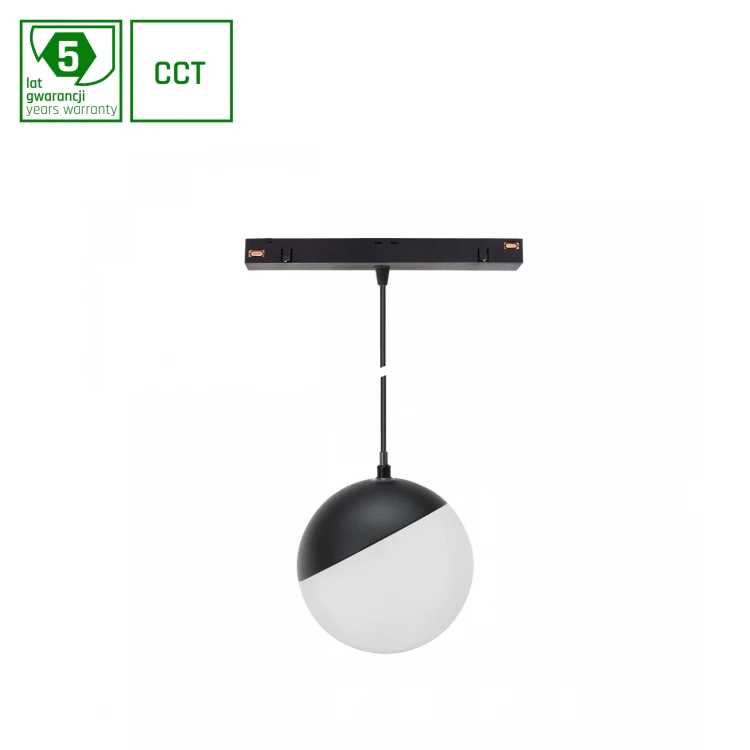 SYSTEM SHIFT DALI DT8 - GLOBE P oprawa kula ZWIS FI100 (815mm kabel) 5W 165ST Czarny DALI 5 LA WLD+40001_DALI_DT8 WOJNAROWSKI Lighting