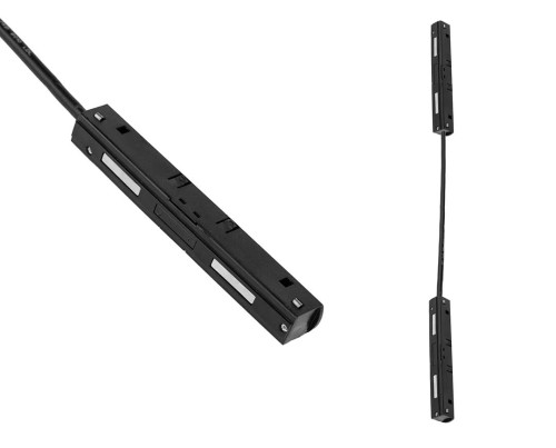 Moduł przewodzący Uniwersalny zasilania do szynoprzewodu Szyny LED 48V niskonapięciowy System MAGNETIC TRACK ML6636 Milagro Loft sufitowy ścienny oświetlenie szynowe natynkowa podtynkowa magnetycznego ARCHLINES Inspiracje Premium