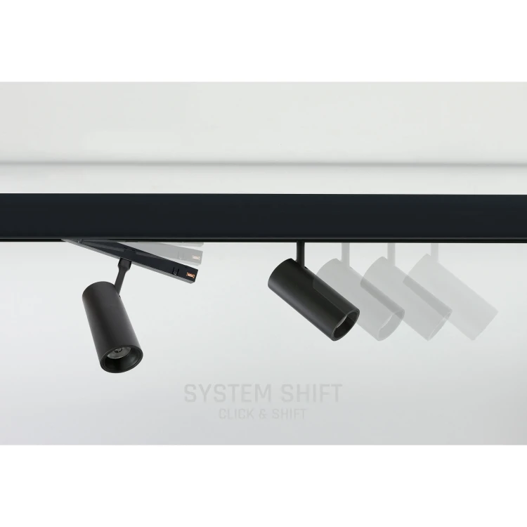 SYSTEM SHIFT - SPOT S oprawa na szynoprzewód 35x140x178mm 6W 24st czarny 5 Lat Gwarancji CASAMBI WLD+40004_CASAMBI WOJNAROWSKI Lighting
