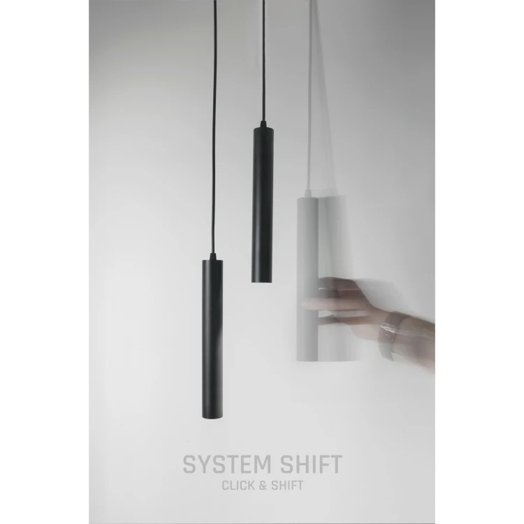 SYSTEM SHIFT - HANGIT oprawa zwis na szynoprzewód 40x297 (935mm kabel) 12W 25st czarny 5 Lat Gwarancji CASAMBI WLD+40006_CASAMBI WOJNAROWSKI Lighting