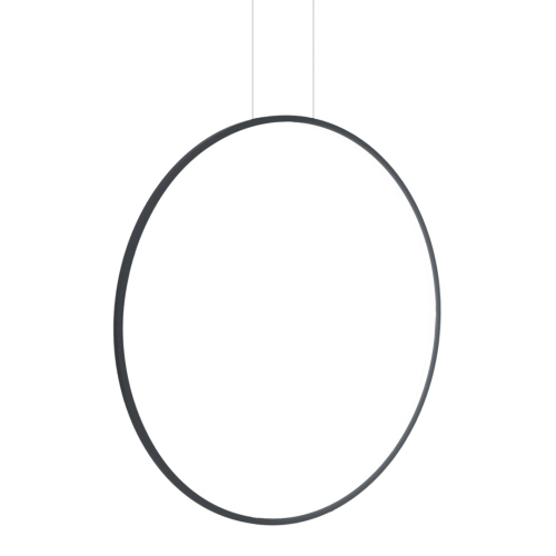 Lampa sufitowa wisząca okrąg koło Industrialna Loft SATURNO BLACK 46W LED ML8856 Milagro 4000K 80cm nowoczesna oprawa oświetleniowa okrągła metal żyrandol czarny czarna zwis Inspiracje Premium