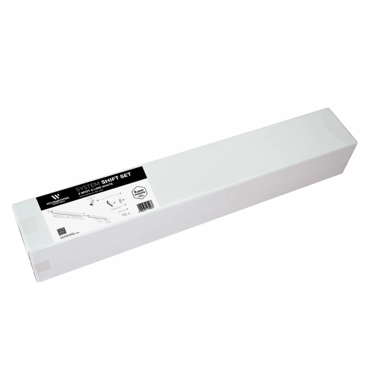 SYSTEM SHIFT SET - 2 SPOT & LINE WHITE WLD+40009_W_SET_EXP WOJNAROWSKI Lighting