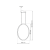 Lampa sufitowa wisząca okrąg koło Industrialna Loft SATURNO BLACK 46W LED ML8856 Milagro 4000K 80cm nowoczesna oprawa oświetleniowa okrągła metal żyrandol czarny czarna zwis Inspiracje Premium