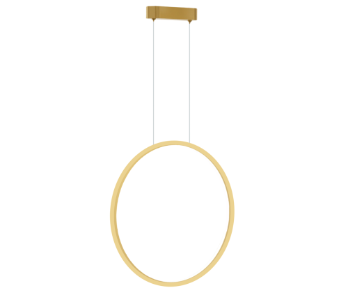 Lampa sufitowa wisząca okrąg koło Industrialna Loft SATURNO GOLD ML8855 28W LED ML8856 Milagro 4000K 50cm nowoczesna oprawa oświetleniowa okrągła metal żyrandol złoty złota zwis Inspiracje Premium