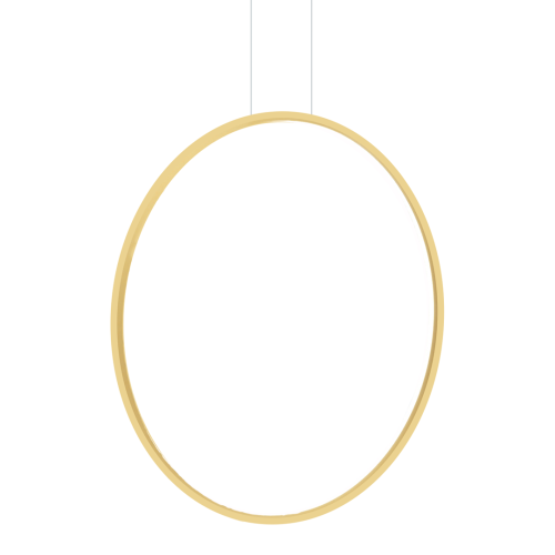 Lampa sufitowa wisząca okrąg koło Industrialna Loft SATURNO GOLD 46W LED ML8857 Milagro 4000K 80cm nowoczesna oprawa oświetleniowa okrągła metal żyrandol złoty złota zwis Inspiracje Premium