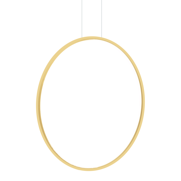 Lampa sufitowa wisząca okrąg koło Industrialna Loft SATURNO GOLD 46W LED ML8857 Milagro 4000K 80cm nowoczesna oprawa oświetleniowa okrągła metal żyrandol złoty złota zwis Inspiracje Premium