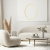 Lampa sufitowa wisząca okrąg koło Industrialna Loft SATURNO GOLD 46W LED ML8857 Milagro 4000K 80cm nowoczesna oprawa oświetleniowa okrągła metal żyrandol złoty złota zwis Inspiracje Premium