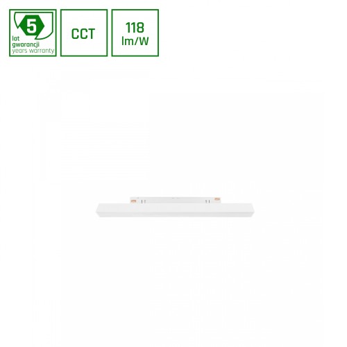 SYSTEM SHIFT CCT- LINE S oprawa liniowa 304X23X42mm 8W 100ST Biały CCT SWITCH 5 Lat Gwarancji WLD+40037_CCT WOJNAROWSKI Lighting