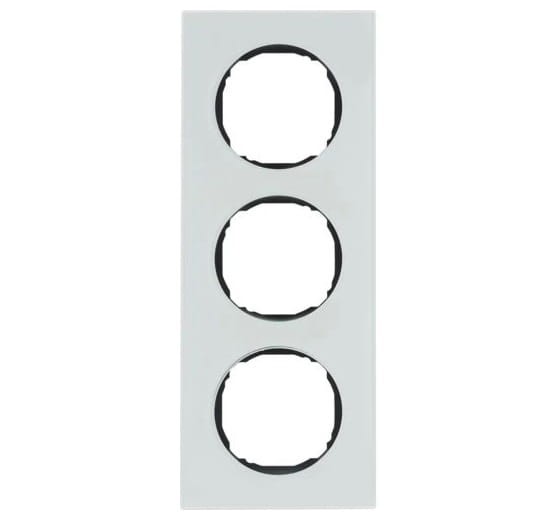 R.8 Ramka 3-krotna, szkło, biały 10132609 HAGER BERKER