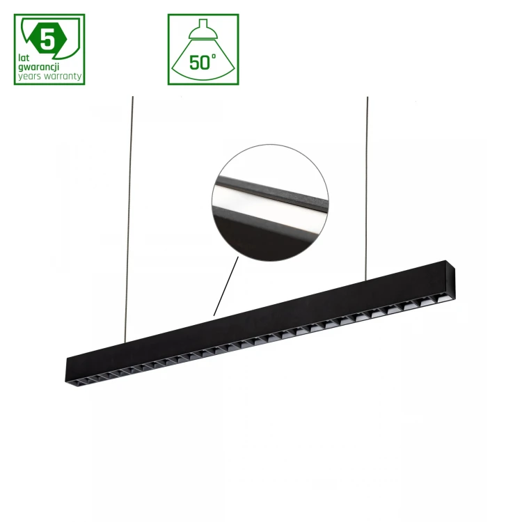 ALLDAY INSPIRE TWO SIDES DARK LIGHT 50st Czarny 930/940 25W 230V 560mm Czarny Kinkiet WOJP12494 SPECTRUM LED