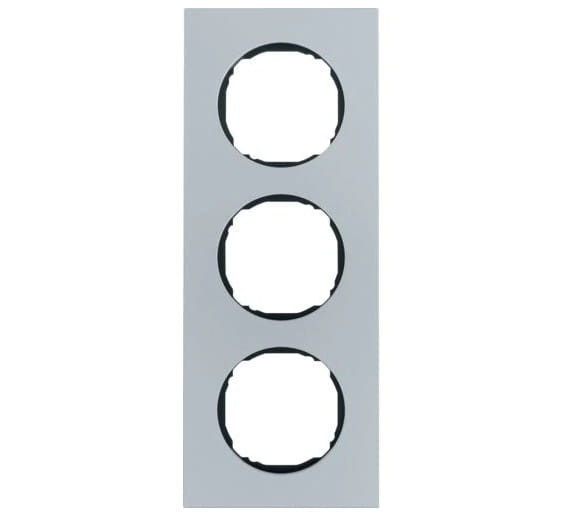 R.8 Ramka 3-krotna, aluminium 10132674 HAGER BERKER