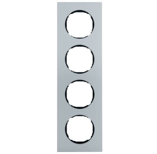 R.8 Ramka 4-krotna, aluminium 10142674 HAGER BERKER