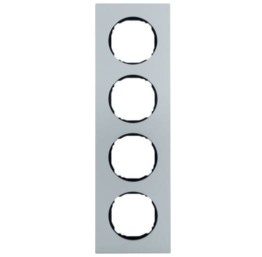 R.8 Ramka 4-krotna, aluminium 10142674 HAGER BERKER