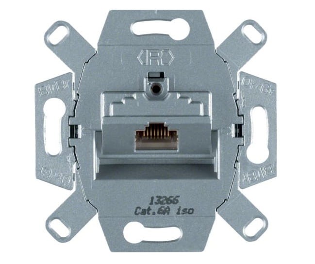 one.platform Mechanizm gniazda komputerowego UAE 1-kr (RJ45), ekran., kat.6a iso 4586 HAGER BERKER B.Kwadrat B.3 B.7 Q.1 Q.3 Q.7 K.1 K.5 R.1 R.3 R.8 Serie 1930 R.classic