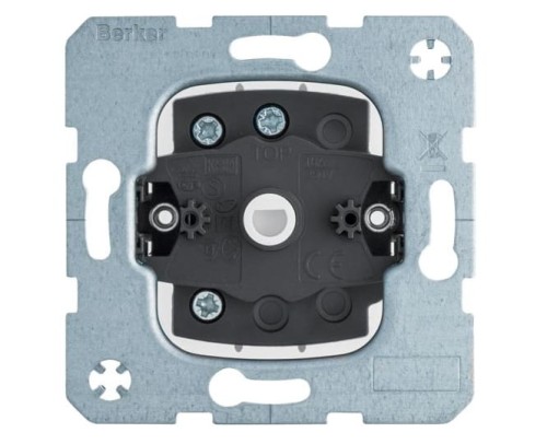 one.platform Łącznik żaluzjowy na klucz 1-biegunowy, zaciski śrubowe 385103 HAGER BERKER B.Kwadrat B.3 B.7 Q.1 Q.3 Q.7 K.1 K.5 R.1 R.3 R.8 Serie 1930 R.classic
