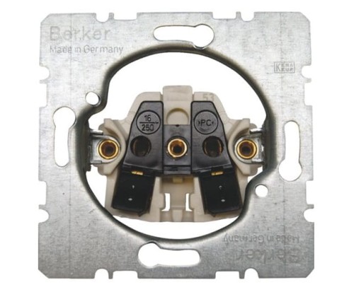 one.platform Mechanizm gniazda bez uziemienia, samozaciski 396161 HAGER BERKER B.Kwadrat B.3 B.7 Q.1 Q.3 Q.7 K.1 K.5 R.1 R.3 R.8 Serie 1930 R.classic