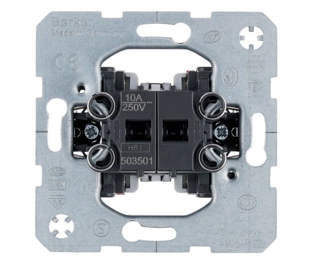 one.platform Łącznik 2-klawiszowy przyc., 1 zestyk zwierny, 1 zestyk rozwierny 503501 HAGER BERKER B.Kwadrat B.3 B.7 Q.1 Q.3 Q.7 K.1 K.5 R.1 R.3 R.8 Serie 1930 R.classic