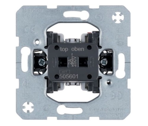one.platform Łącznik klawiszowy przyciskowy do nasadki na kartę hotelową, 2A 505601 HAGER BERKER B.Kwadrat B.3 B.7 Q.1 Q.3 Q.7 K.1 K.5 R.1 R.3 R.8 Serie 1930 R.classic