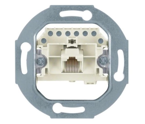 one.platform Mechanizm gniazda telefonicznego UAE 1-kr (RJ11, RJ12, RJ45) kat. 3 534538 HAGER BERKER B.Kwadrat B.3 B.7 Q.1 Q.3 Q.7 K.1 K.5 R.1 R.3 R.8 Serie 1930 R.classic