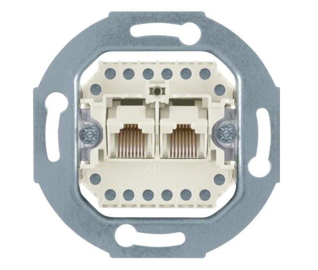 one.platform Mechanizm gniazda telefonicznego UAE 2-kr (RJ11, RJ12, RJ45) kat. 3 534539 HAGER BERKER B.Kwadrat B.3 B.7 Q.1 Q.3 Q.7 K.1 K.5 R.1 R.3 R.8 Serie 1930 R.classic