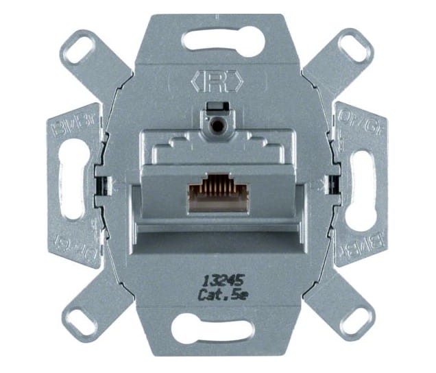 one.platform Mechanizm gniazda komputerowego UAE 1-kr (RJ45), ekranowane kat. 5e 534554 HAGER BERKER B.Kwadrat B.3 B.7 Q.1 Q.3 Q.7 K.1 K.5 R.1 R.3 R.8 Serie 1930 R.classic