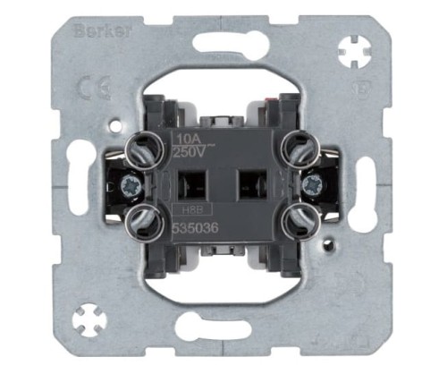 one.platform Łącznik i sygnalizator świetlny E10, zestyk zwierny 535101 HAGER BERKER B.Kwadrat B.3 B.7 Q.1 Q.3 Q.7 K.1 K.5 R.1 R.3 R.8 Serie 1930 R.classic