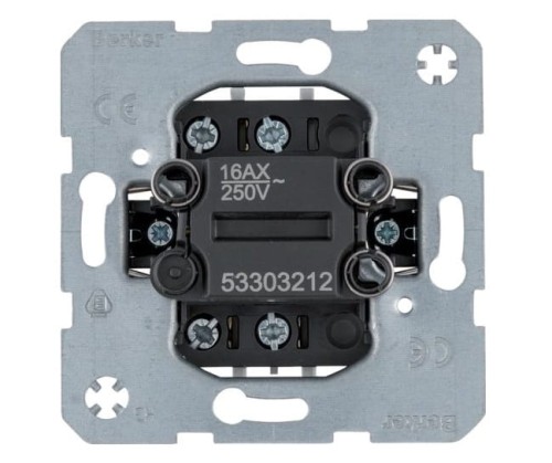 one.platform Łącznik 1-klaw. 2bieg. 53303212 HAGER BERKER B.Kwadrat B.3 B.7 Q.1 Q.3 Q.7 K.1 K.5 R.1 R.3 R.8 Serie 1930 R.classic