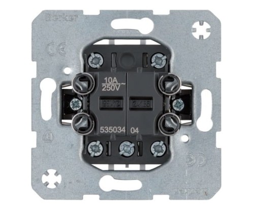 one.platform Łącznik 2-klaw. grupowy przyciskowy, 4 styki zwierne 53503404 HAGER BERKER B.Kwadrat B.3 B.7 Q.1 Q.3 Q.7 K.1 K.5 R.1 R.3 R.8 Serie 1930 R.classic