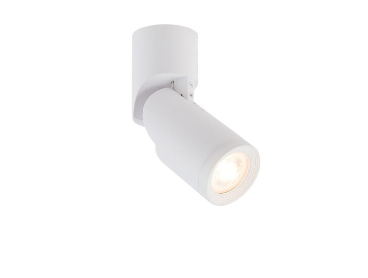 Lampa sufitowa natynkowa Loft MIKE WHITE CG 7660 NOWODVORSKI Lighting 1x GU10 Spot oświetleniowa regulowany reflektorek Industrialna nowoczesna sufitowa metal biała biały Inspiracje Premium