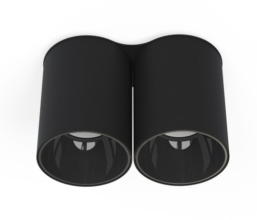 Sufitowa oprawa lampa punktowa EYE TONE II BLACK 8086 NOWODVORSKI Lighting  2xGU10  tuba podwójna spot natynkowa nowoczesna oświetleniowa czarna czarny Inspiracje Premium