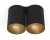 Sufitowa oprawa lampa punktowa EYE TONE II BLACK/GOLD 8087 NOWODVORSKI Lighting  2xGU10  tuba podwójna spot natynkowa nowoczesna oświetleniowa czarna czarny czarno złota Inspiracje Premium