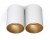 Sufitowa oprawa lampa punktowa EYE TONE II WHITE/GOLD 7665 NOWODVORSKI Lighting  2xGU10  tuba podwójna spot natynkowa nowoczesna oświetleniowa biała biały biało złota Inspiracje Premium