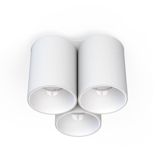 Sufitowa oprawa lampa punktowa EYE TONE III WHITE 8093 NOWODVORSKI Lighting 3xGU10 tuba x 3 spot natynkowa nowoczesna oświetleniowa biała biały Inspiracje Premium