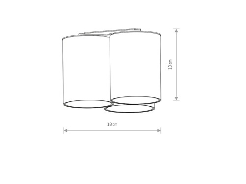 Sufitowa oprawa lampa punktowa EYE TONE III WHITE 8093 NOWODVORSKI Lighting 3xGU10 tuba x 3 spot natynkowa nowoczesna oświetleniowa biała biały Inspiracje Premium