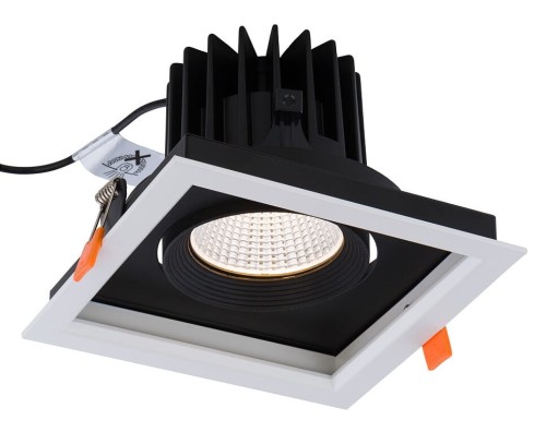 Oprawa podtynkowa wpuszczana CL DIA LED WHITE/BLACK 8720 NOWODVORSKI Lighting 30W 3000K IP20 Loft nowoczesna sufitowa biało-czarna biała Inspiracje Premium