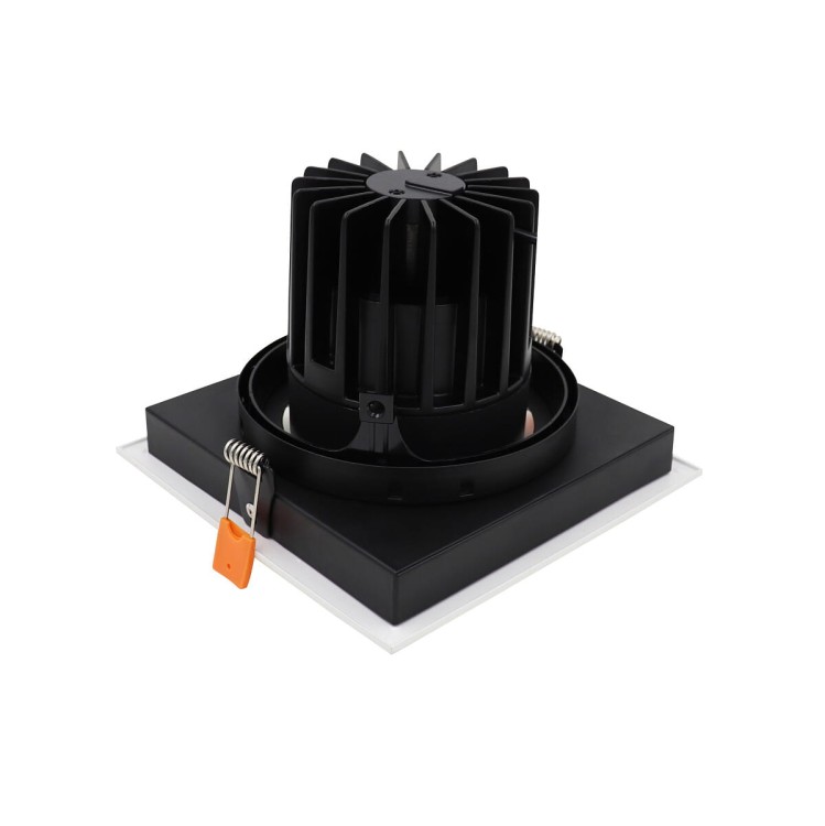 Oprawa podtynkowa wpuszczana CL DIA LED WHITE/BLACK 8720 NOWODVORSKI Lighting 30W 3000K IP20 Loft nowoczesna sufitowa biało-czarna biała Inspiracje Premium